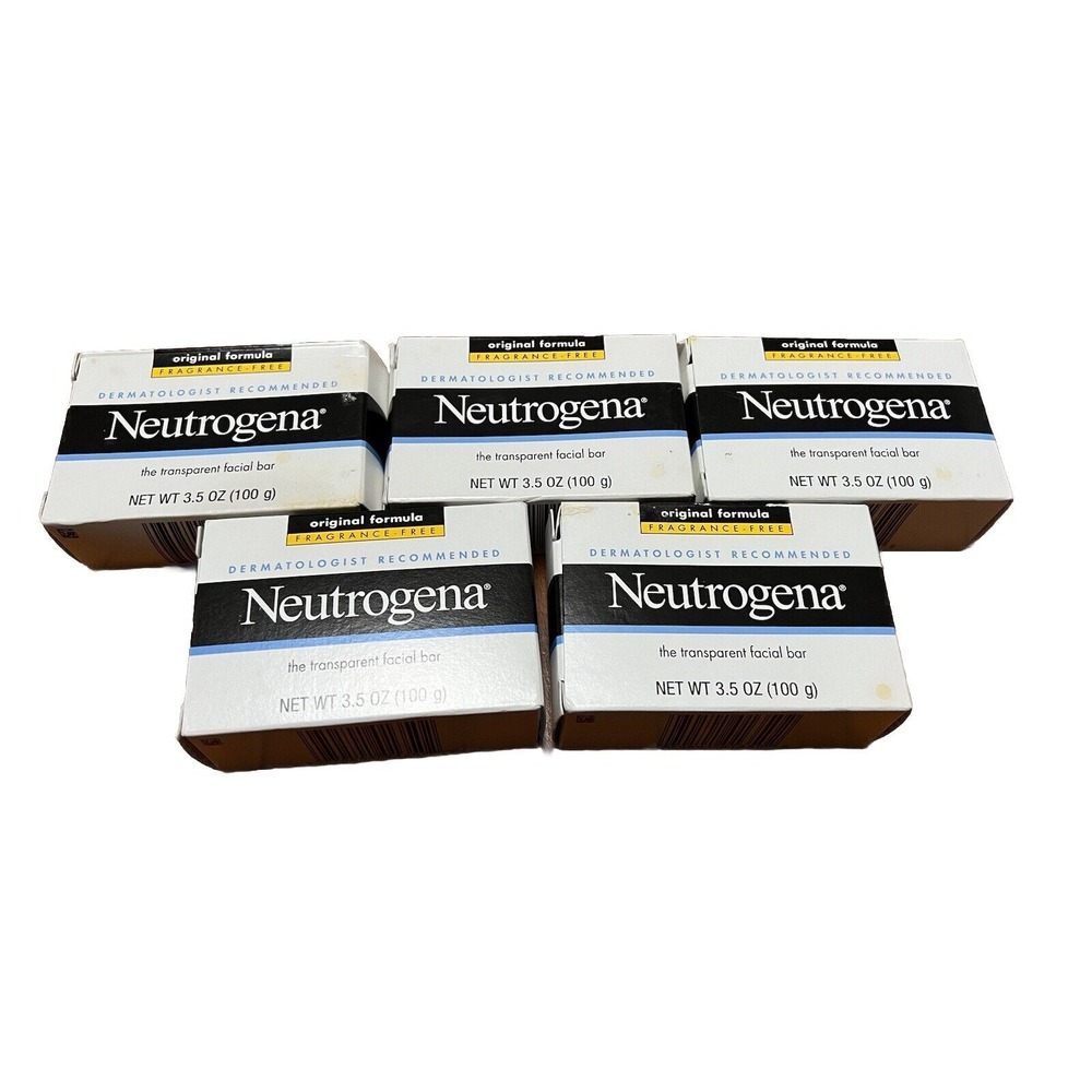 Neutrogena Transparent Facial Bar – Lot Of 5